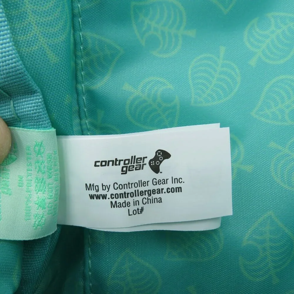 Animal‎ Crossing Nintendo Switch Backpack Controller Gear Leaf Print Travel Bag